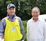 加藤良輔理事長（左）と鈴木善久理事長の画像